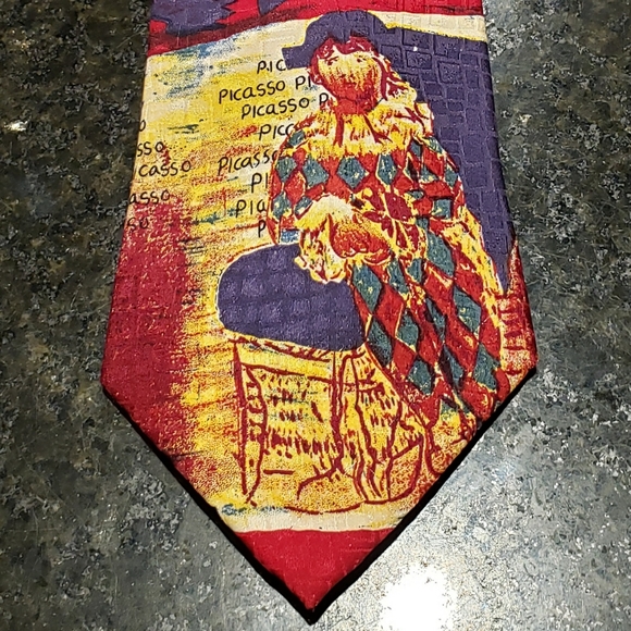 Picasso silk tie. - Picture 2 of 5